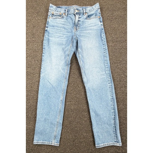 American Eagle Outfitters Denim - American Eagle Womens Stretch HW Straight Jeans 2R Medium Wash
